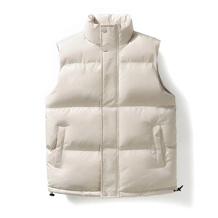 OEM Wholesale breathable Sleeveless Winter Outerwear Down Jackets Light Weight Men Quilted quick dry  Puffer Vest jacket for men