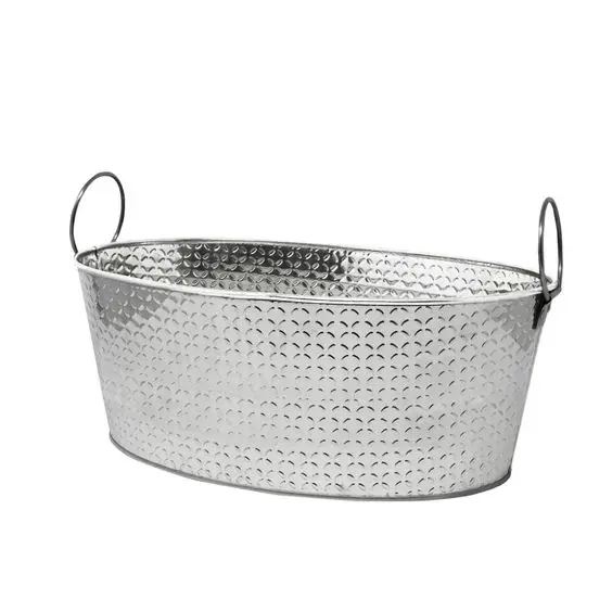 Custom KGN BW 7054 Hammered Quality Ice Bucket Leakproof Party Tub Bottle Cooler Engraved/Embossed Designs Wine Beer Food Use