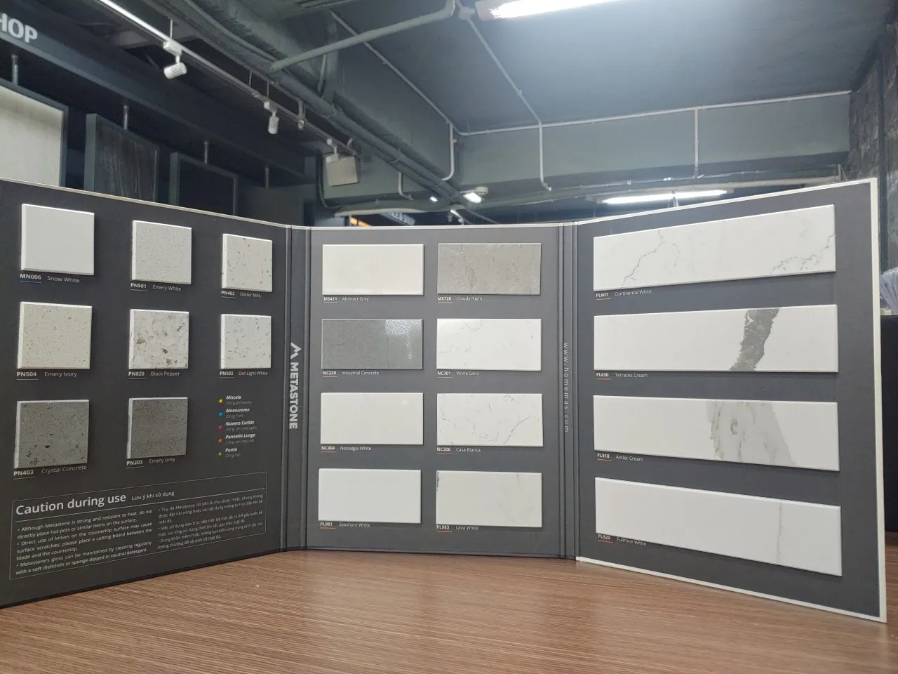 Table Top White and Black Heat Resistance Compact Color Waterproof Edge Stone Wood Decorative Room Food