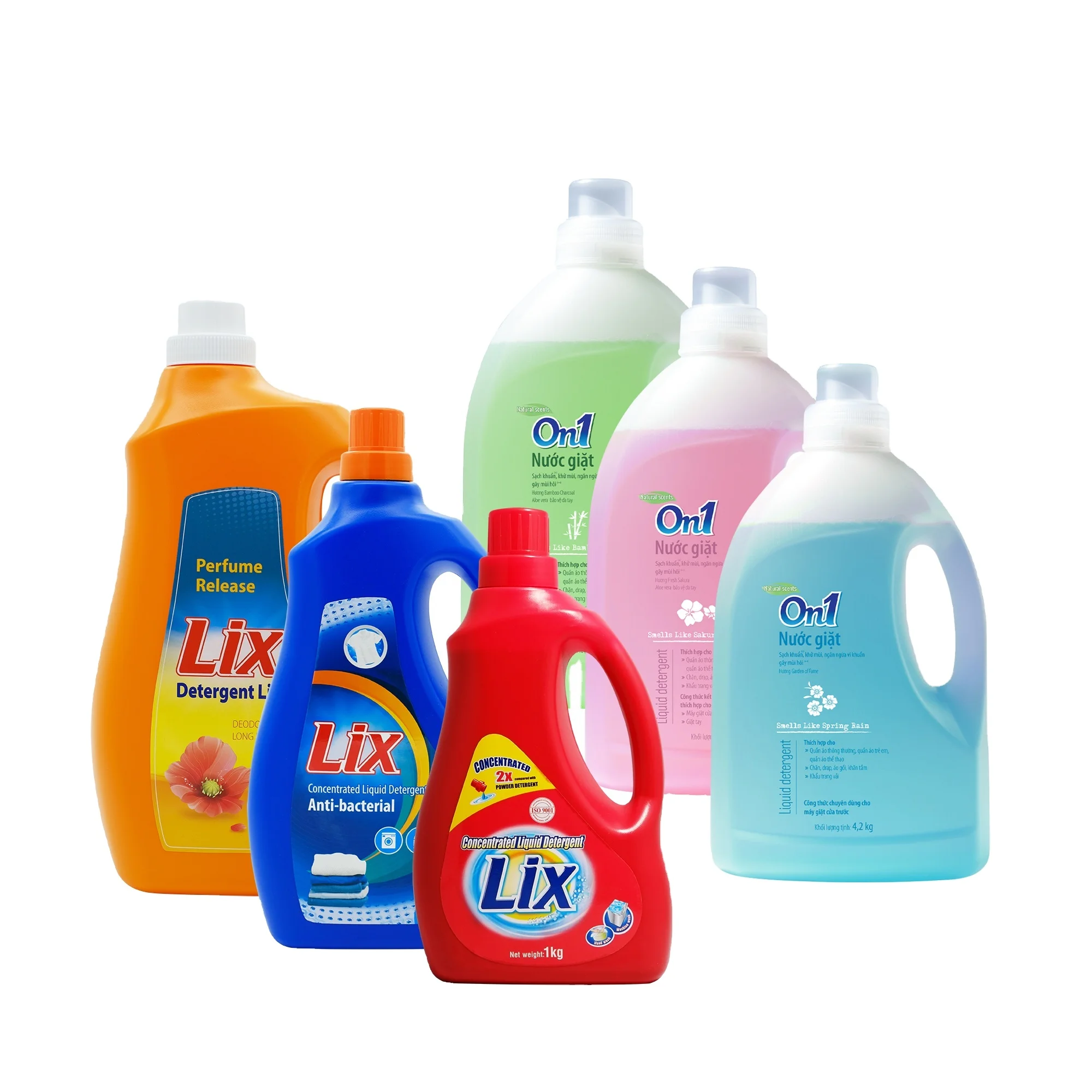GOOD PERFORMANCE / LIX LIQUID DETERGENT / CONCENTRATED - PERFUME RELEASE - BAMBOO CHARCOAL / EFFECTIVE AND LONGLASTING SCENT