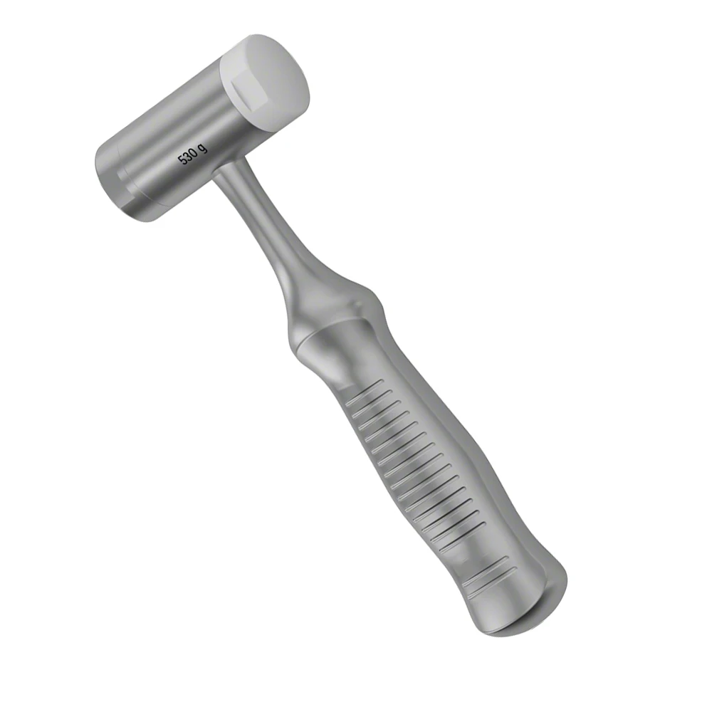 Top Quality Mad Mallet 530 GR Head WEXCHANGEABLE Disks Bone Implant Best Quality Dental Mead Mallet