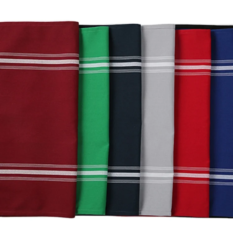 100% Spun PolyesterWholesale Customized Plain Dyed Linen Dinner Napkin 20'20'