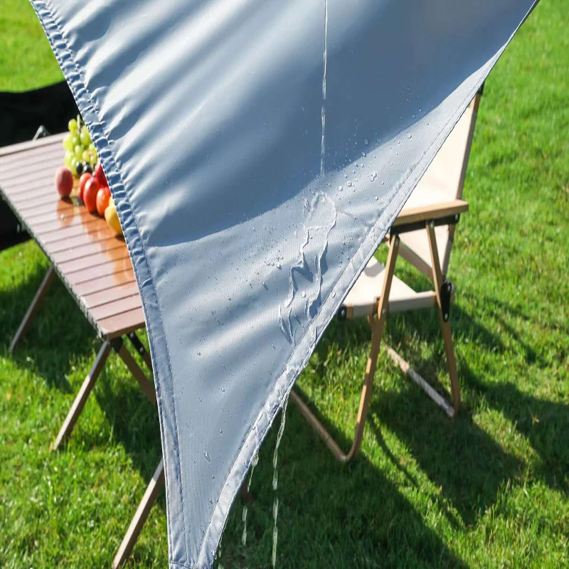 Waterproof UV Resistant Polyester Balcony Security Privacy Screen Garden Home Terrace Rainproof Sunshade Sail