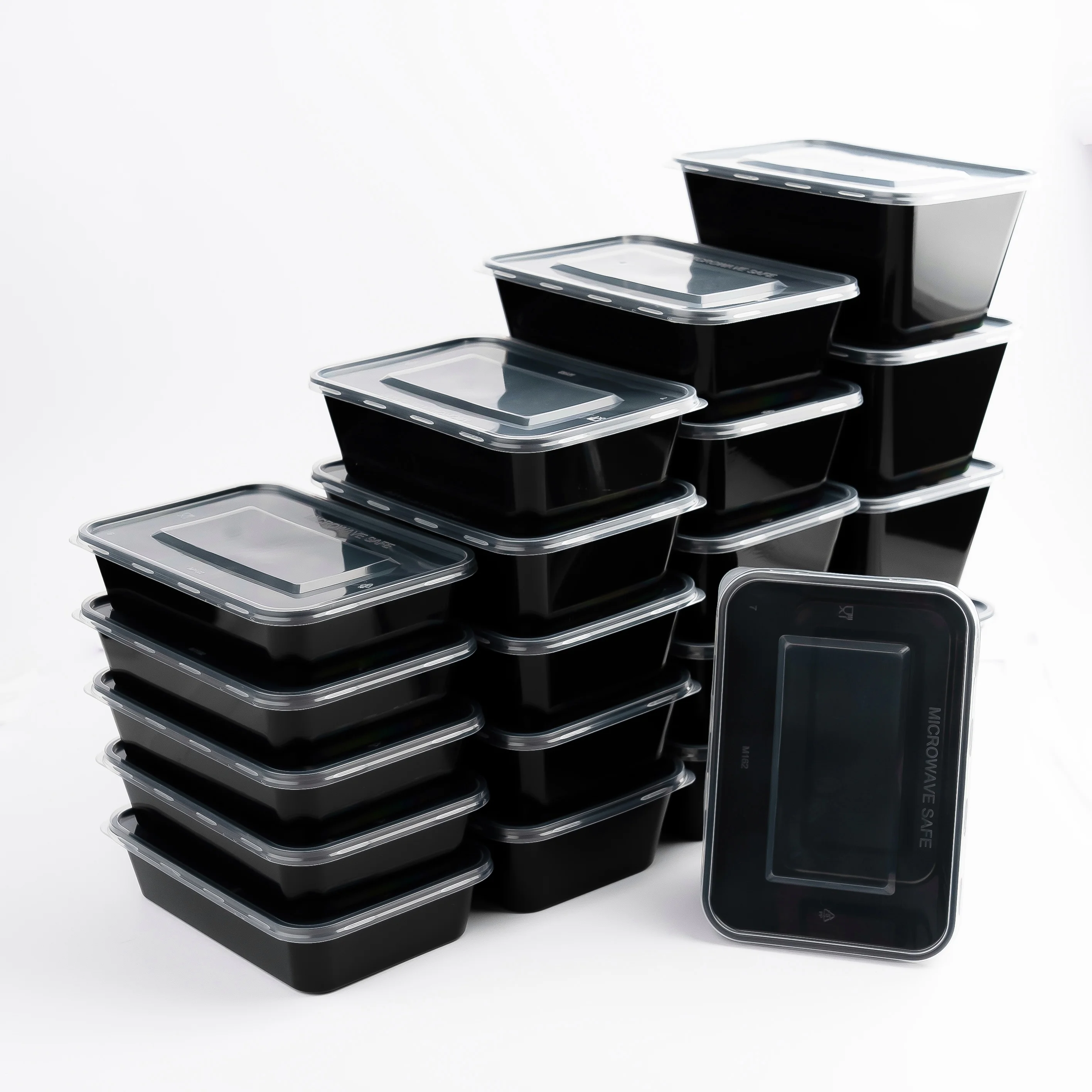 100% Good quality Unique Transparent 1000ml Plastic Rectangular Container for Flavorful Culinary Creations at low prices