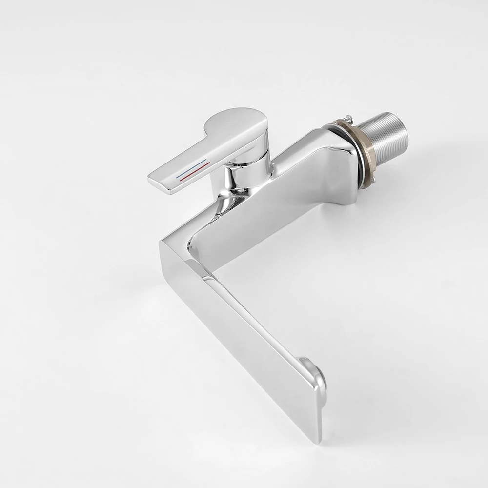 Modern Design Brass Surface Bathroom Basin Faucet Single Hole Mount with Ceramic Valve Core Hot Selling Sink Faucet