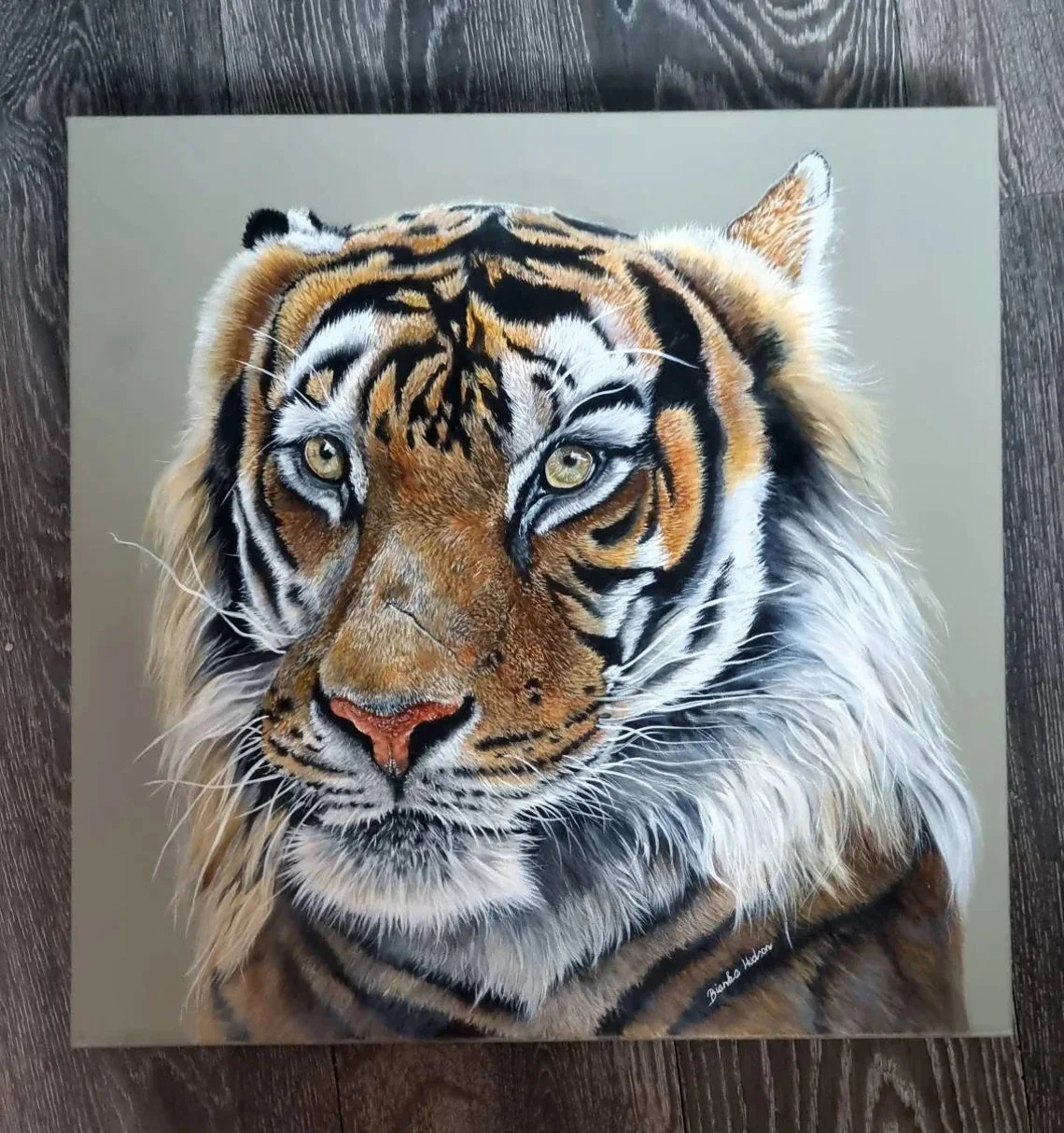 Large Wall Art Realistic Oil Painting On Canvas Wildlife Painting  Wild Nature Artwork