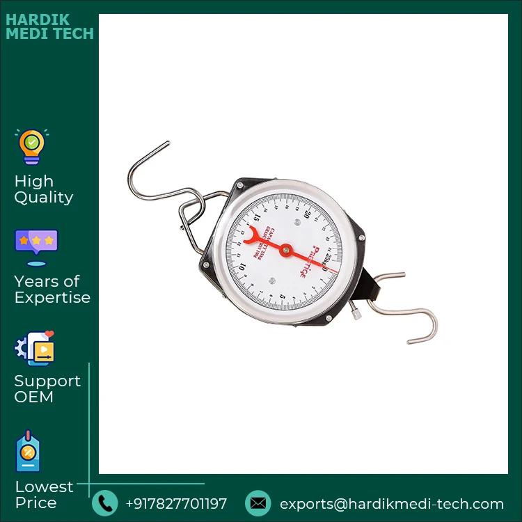Top Notch Quality Best Selling Easy to Read Hanging Type Portable Infant Weighing Scale Spring Type - 25 kg at Best Price