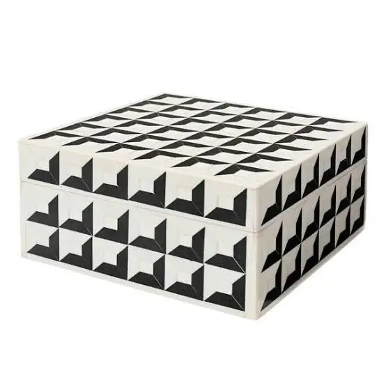 New Collection Trending handmade customized resin jewelry box Decorative storage box Epoxy resin gift box