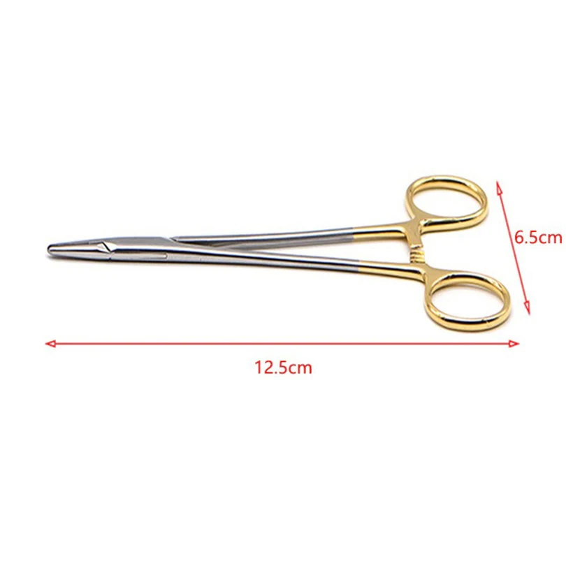 Dental Needle Holder Pliers Head Length German Reusable Stainless Steel Orthodontic Instrument