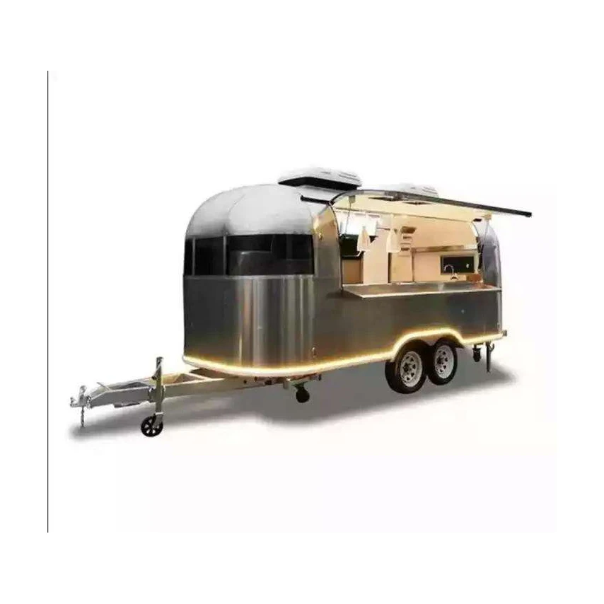 Multi-function Coffee Carts Food Trailer Mobile, Food Cart Ice Cream Mini Food Truck