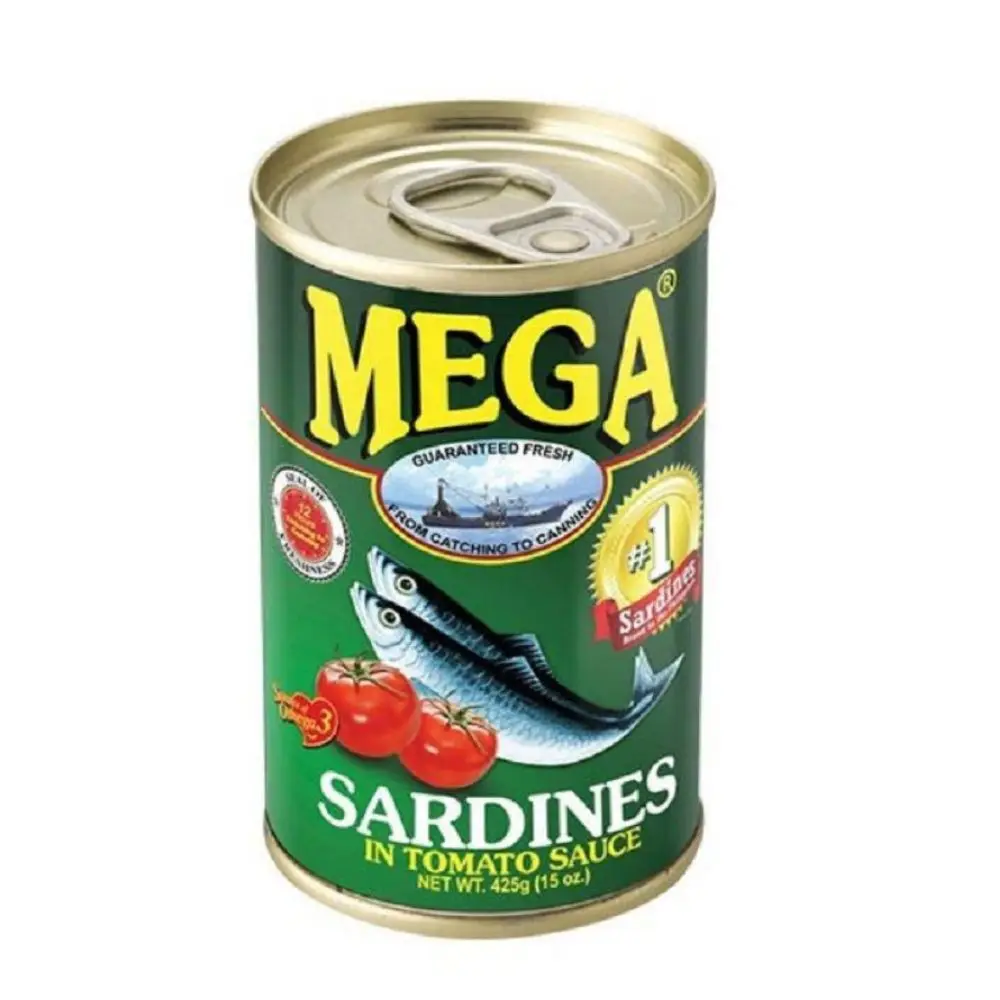 Canned Sardine in Vegetable Oil 125g Sardine canned fish wholesale Canned fish canned sardines Instant canned food