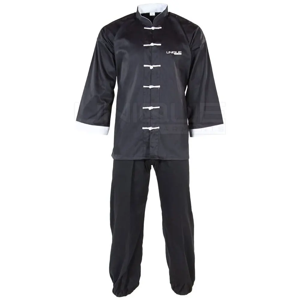 OEM Custom Men Kung Fu Uniform Shirts and Pants High Quality Kung fu Suit Martial Custom Style Kung Fu Uniform