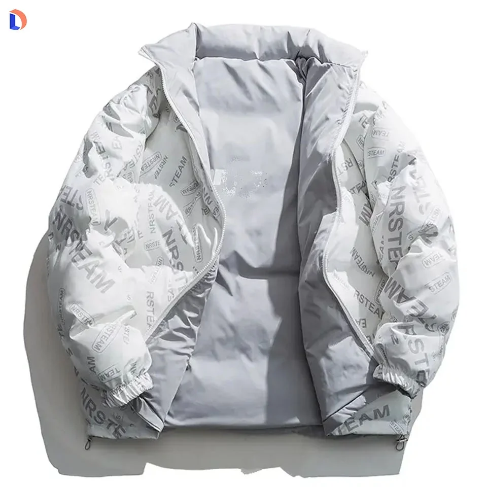 High Quality Sublimation Printed Puffer Jackets Low Price Winter Outdoor Jackets