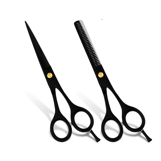 Pink Set of Professional Hair Shears - Includes Cutting and Thinning Shears - Hair Cutting Shears for Professionals & Beginners