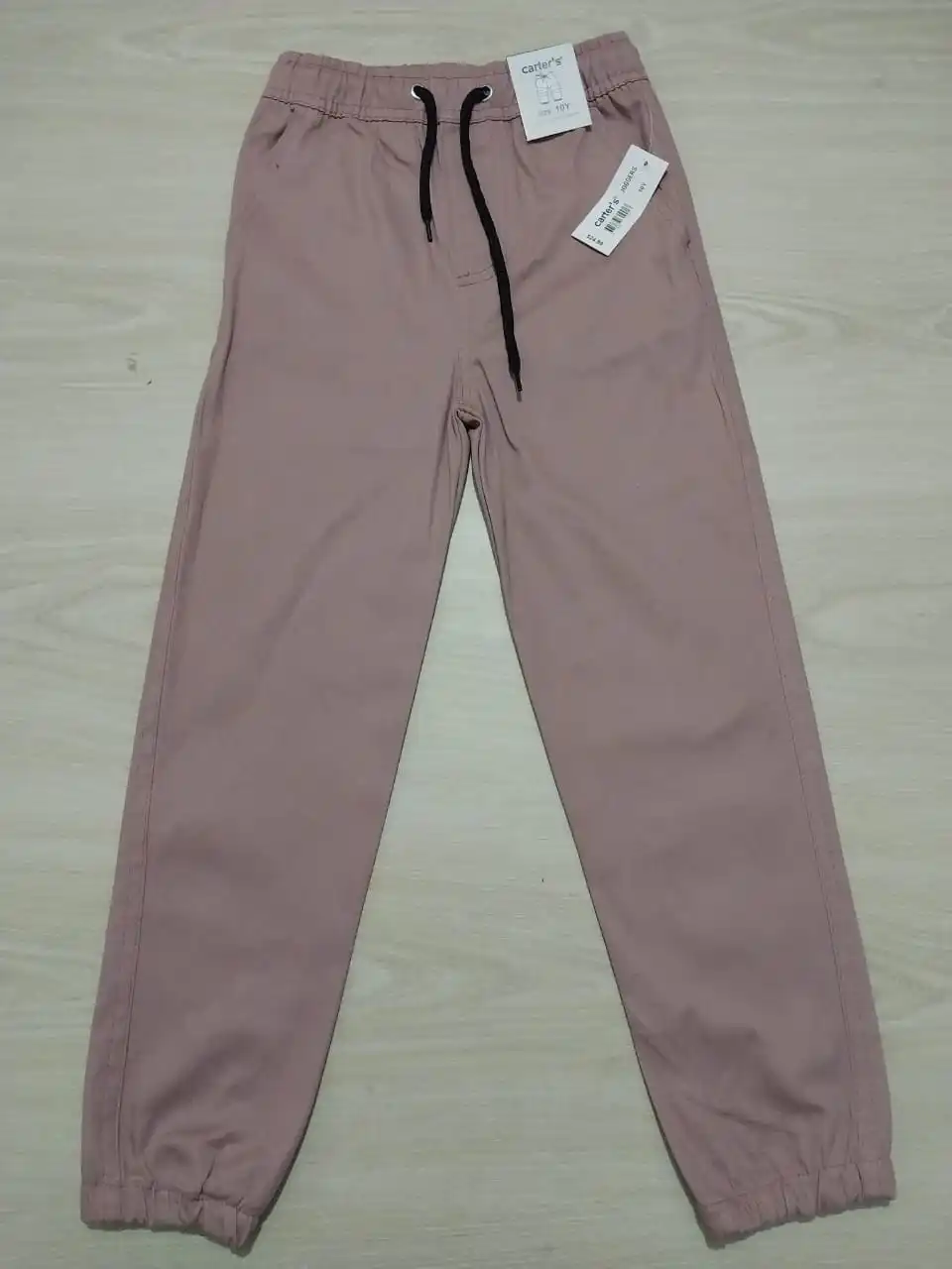 New arrived boys joggers solid pattern casual wearable boys joggers with drawstring boys full pant soft