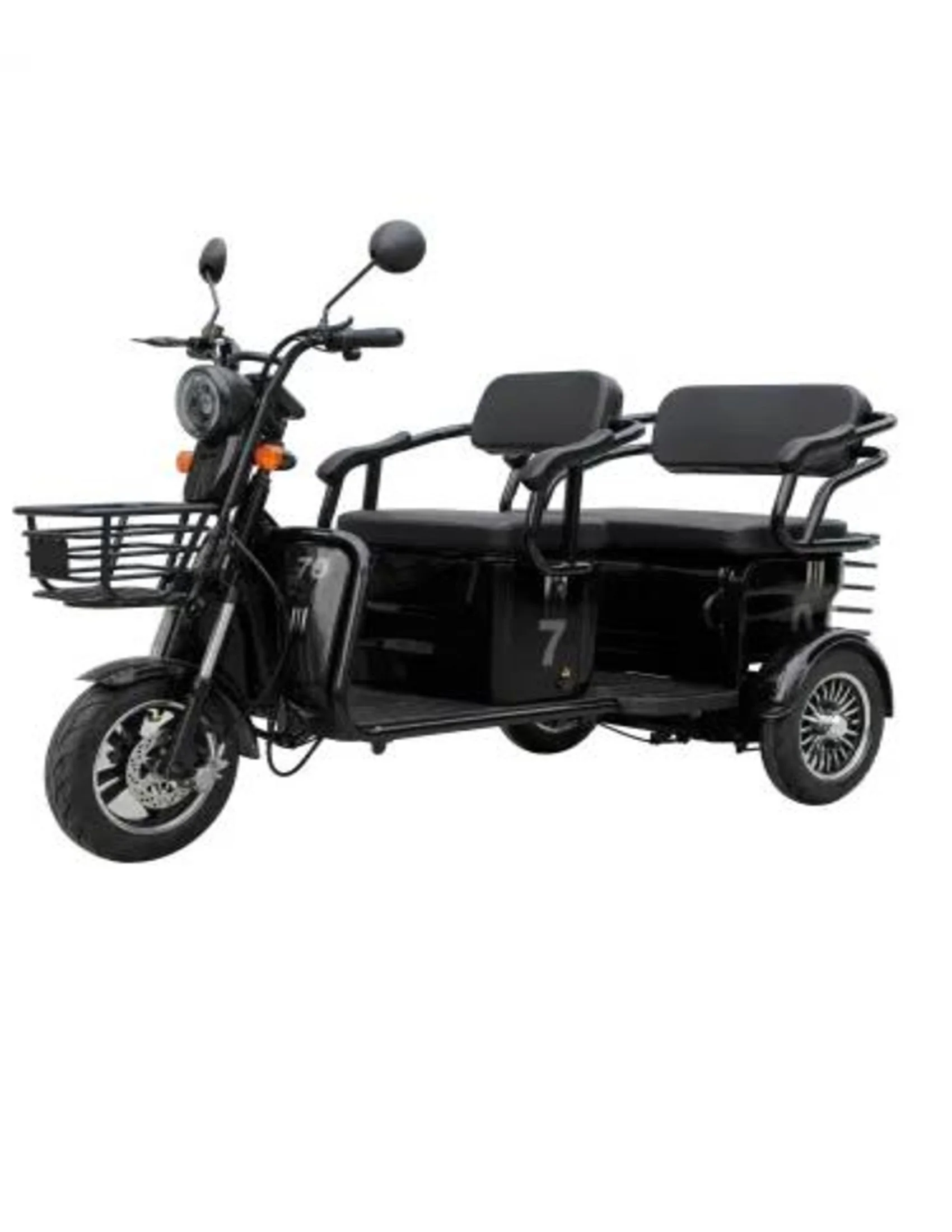 Moto Tricycle Motorized folding Adult Electric Bicycle