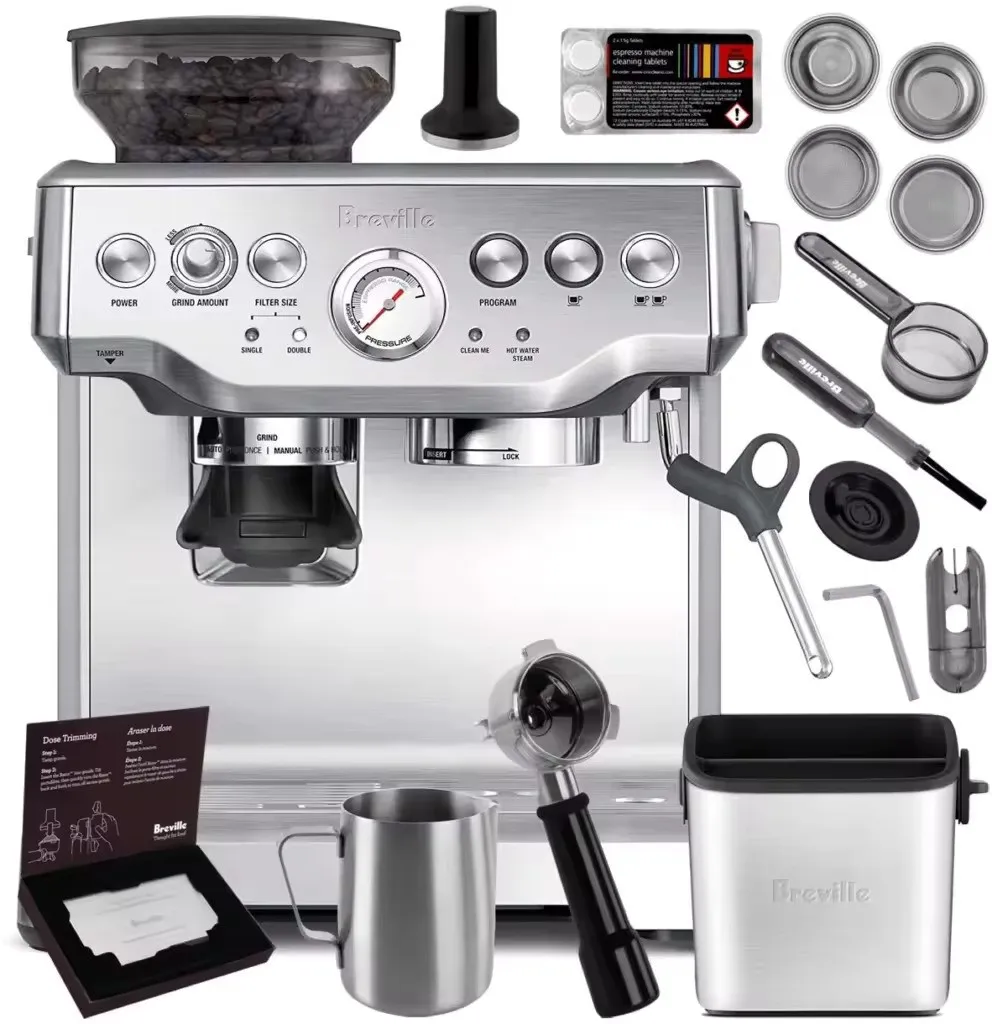 Купить лучший прямой оригинальный Expr-esso comm-ercial coffee mac-hine Brevi-lles BES87-8BSS