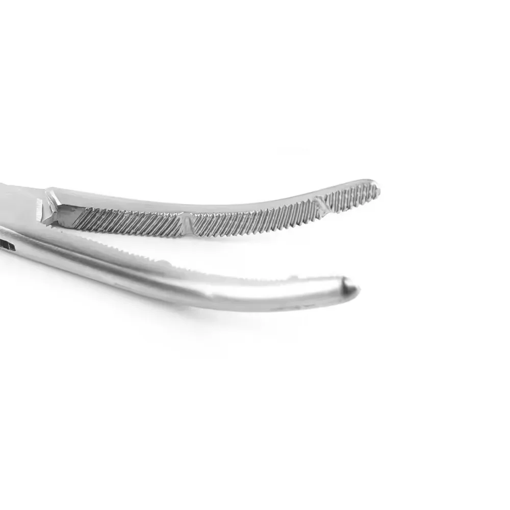 High Quality Heaney Hysterectomy Forceps 21cm curved serrated single-toothed jaws Gynecology Surgical Instruments