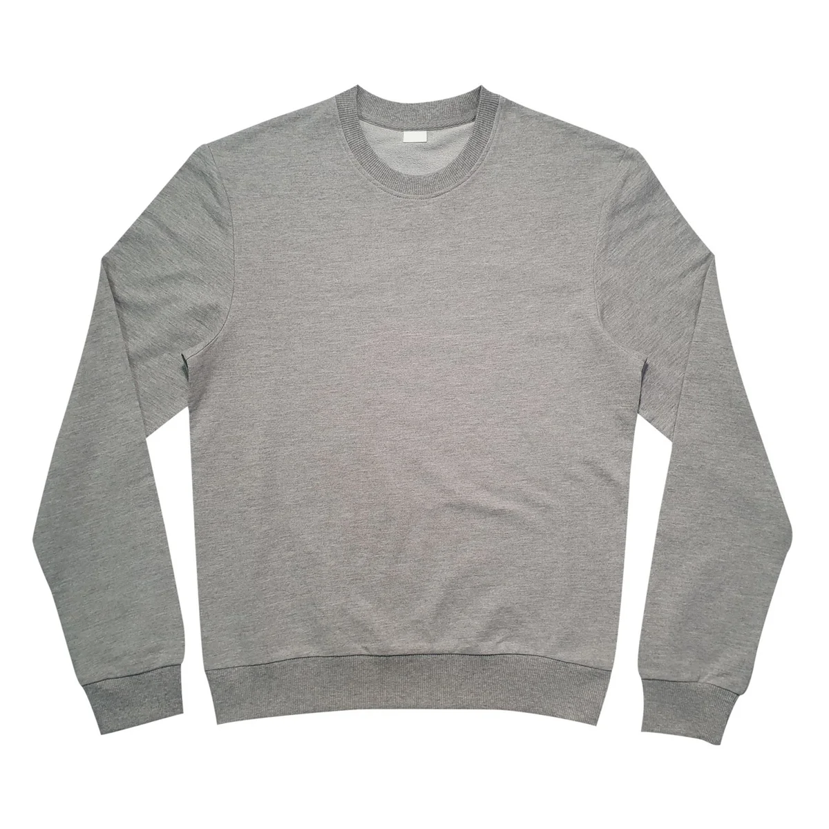 Top quality Sweatshirt for men Regular sleeves  O-neck collar reliable supplier Cotton Gray