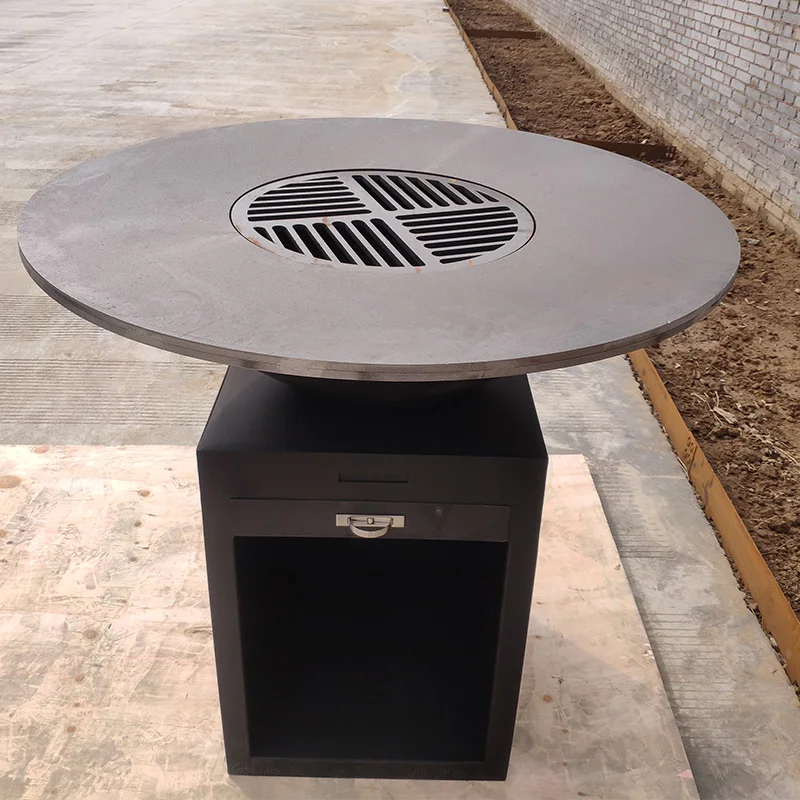 Garden bbq oven metal portable bbq grill camping bbq grill for party