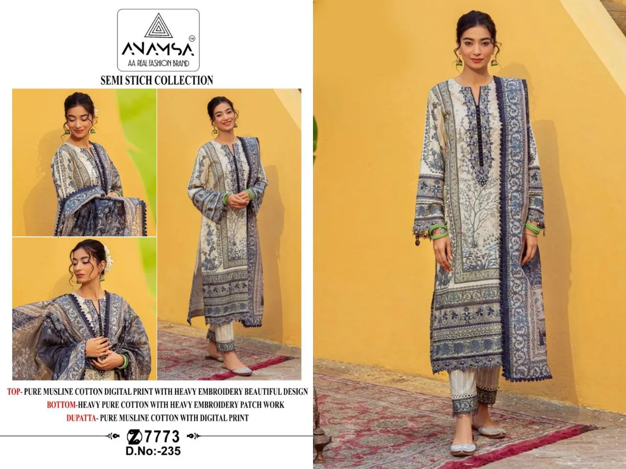 Standard Quality Pure Cotton Designer Suit Salwar for Women Buy Pakistani Salwar Kameez Online TV Serial Style Salwar Kameez