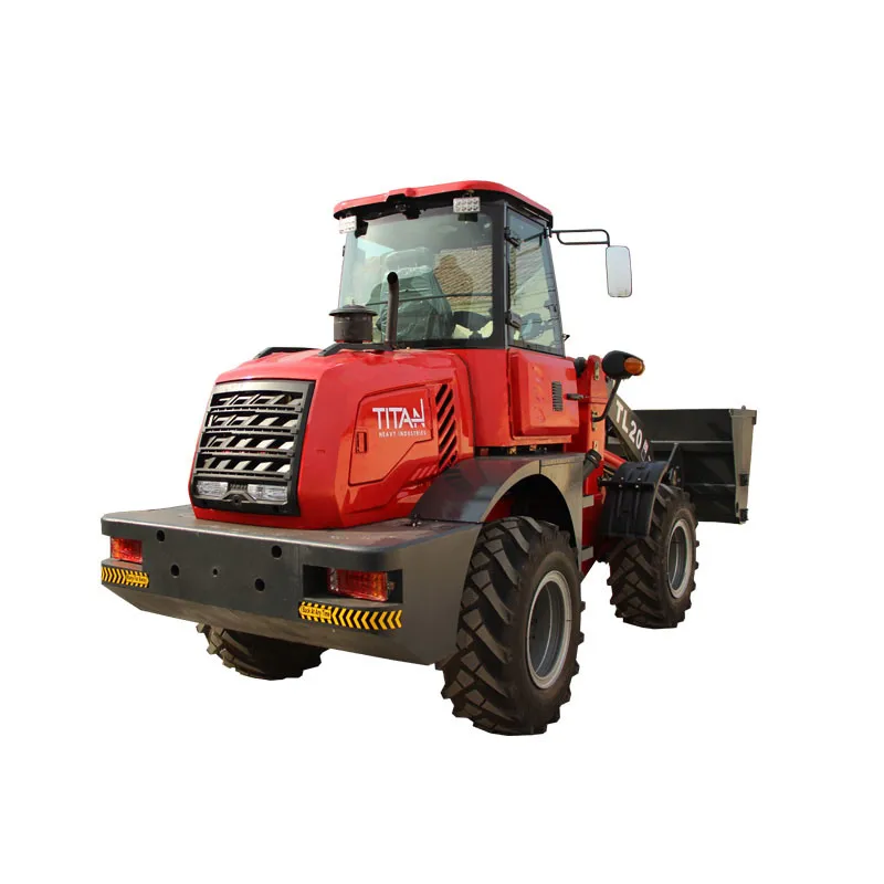 High Quality Used TL20 Wheeled Loader 4WD Front Loader Design featuring Engine Pump Gearbox PLC-Core Components Includes Bucket