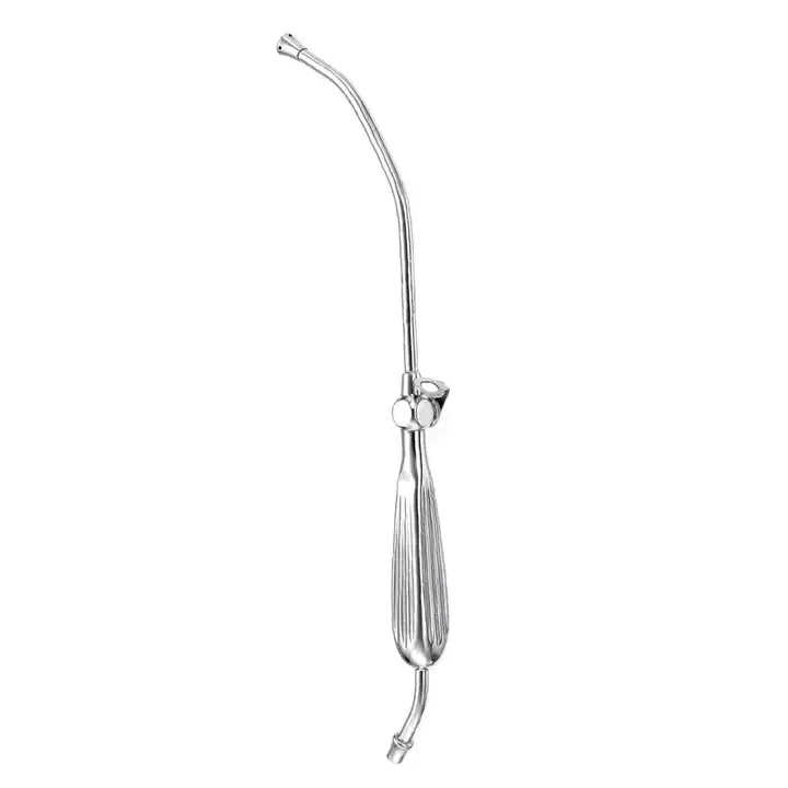 Disposable Transparent Medical Grade Yankauer Cannula Suction Collection Tube With Yankauer Handle