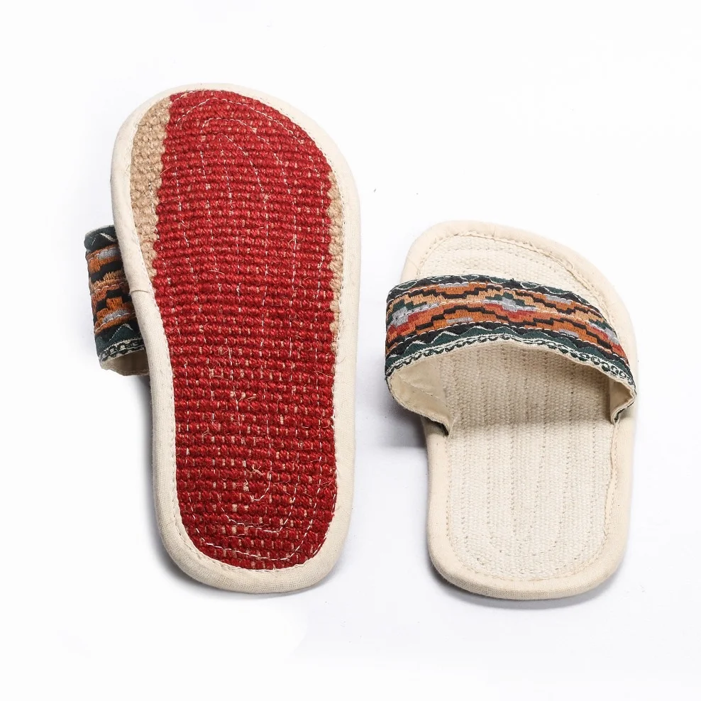 New Model 100% Jute Nature Jute Shoes Flat Sandals Made in Bangladesh Cheap Price Top Quality & Low Price Jute Flat Sandals