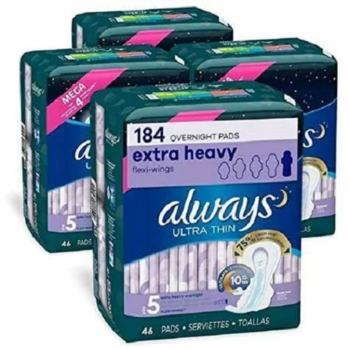 Ready for export Always Infinity Pads Size 2, Winged, Unscented, Super Absorbency, 46 Ct