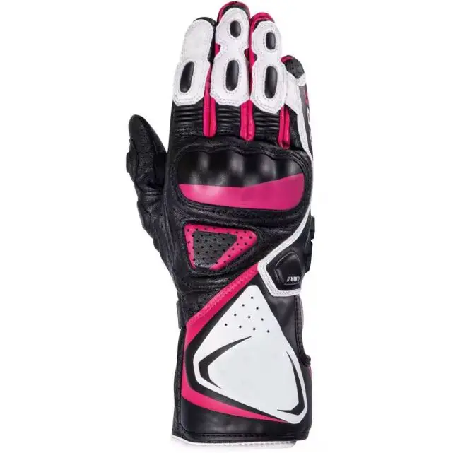 Leather Motorbike Gloves Motorcycle Riding Bike Gloves Comfortable Full Finger Motorbike Summer Gloves