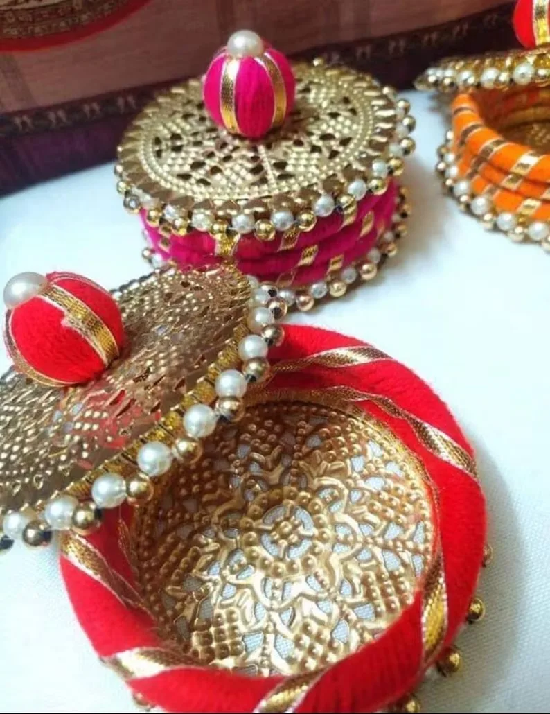 Wedding Favors Cute Mini Gift Box Baby Shower Bridesmaid Basket Hamper Housewarming Return Gift India Mehandi Giveaway Haldi