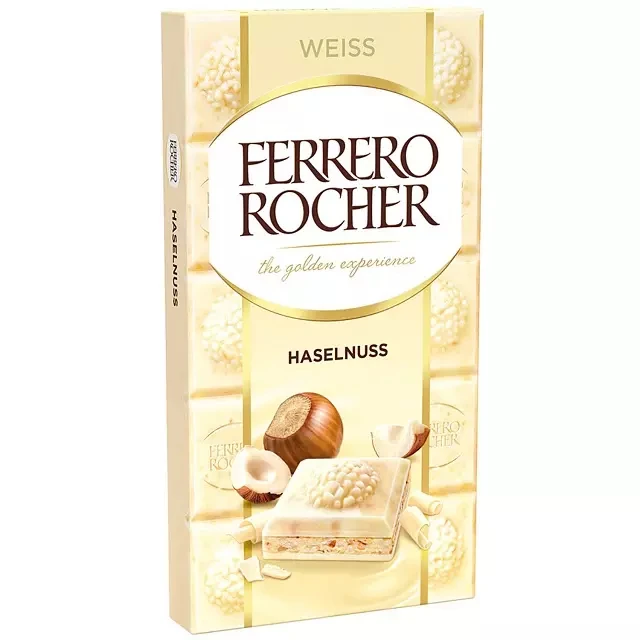 Ferrero Rocher  Chocolate Bars is AVAILABLE FOR SALE /37.5g/62.5g/200g/300g/375g/600g