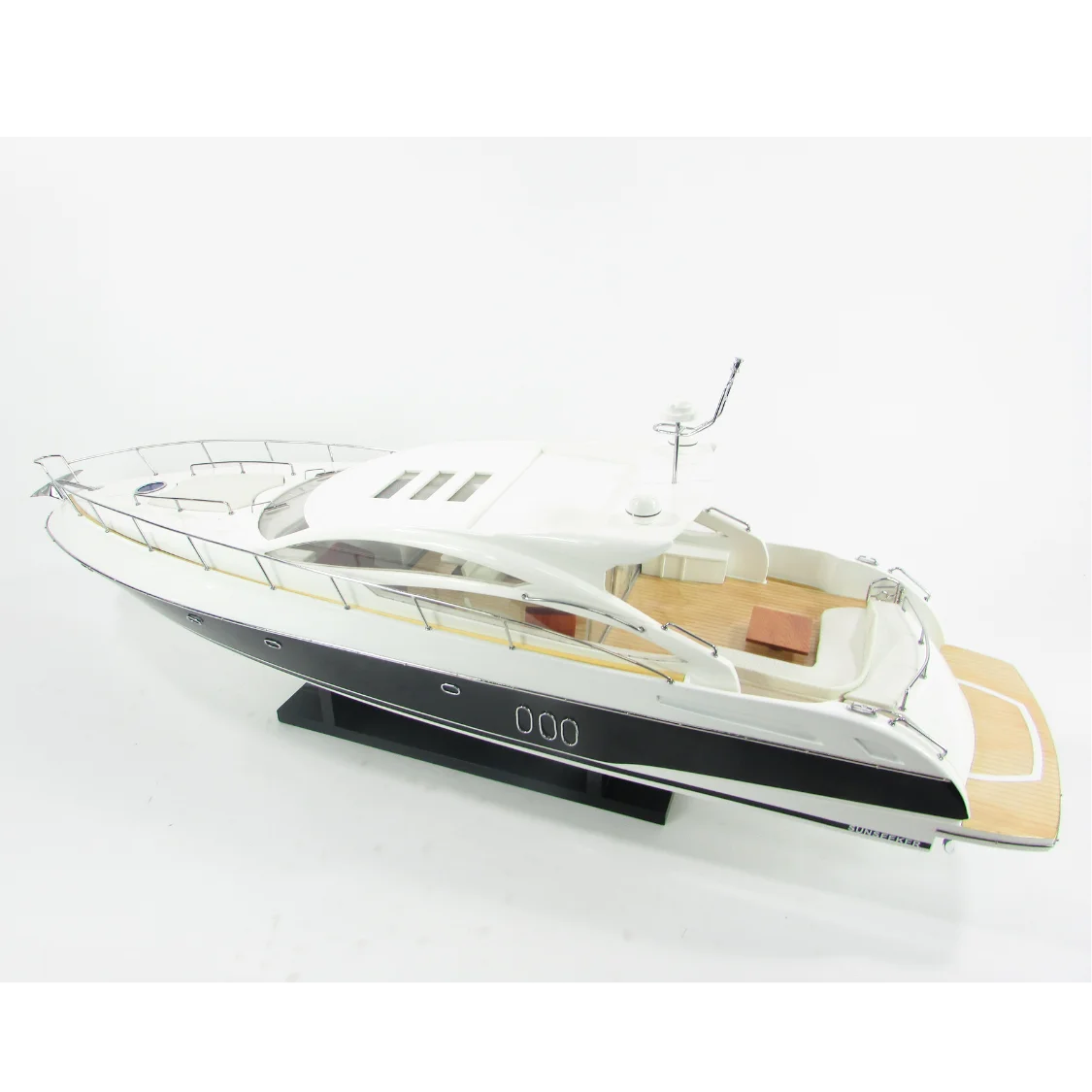 SUNSEEKER PREDATOR 62 деревянная модель лодки-демонстрационная яхты ручной работы для украшения-современная