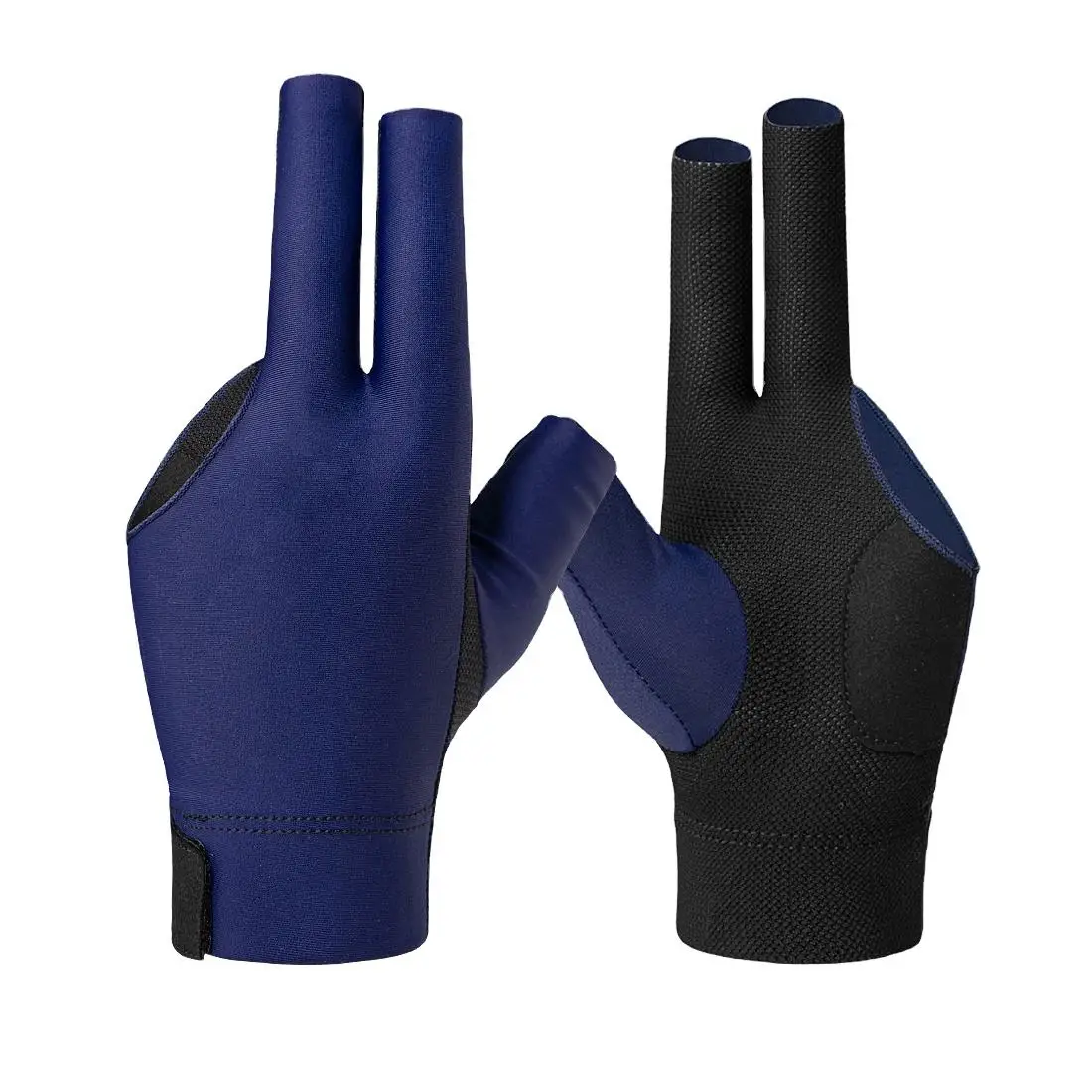 High Quality Breathable low Price 3 Finger Billiard Snooker Gloves Wholesale Custom Logo Snooker billiar Gloves