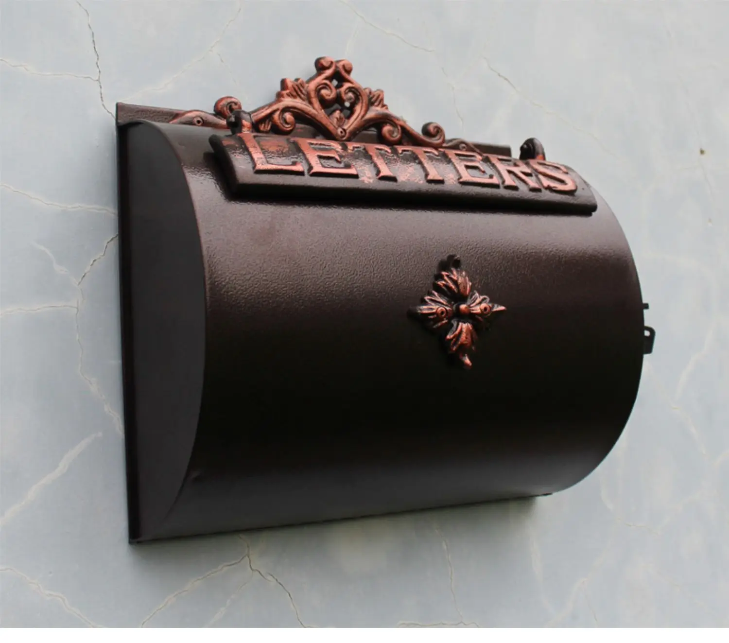 Wall mounted newspaper box Aluminum mailbox book old post office mailboxes for sale