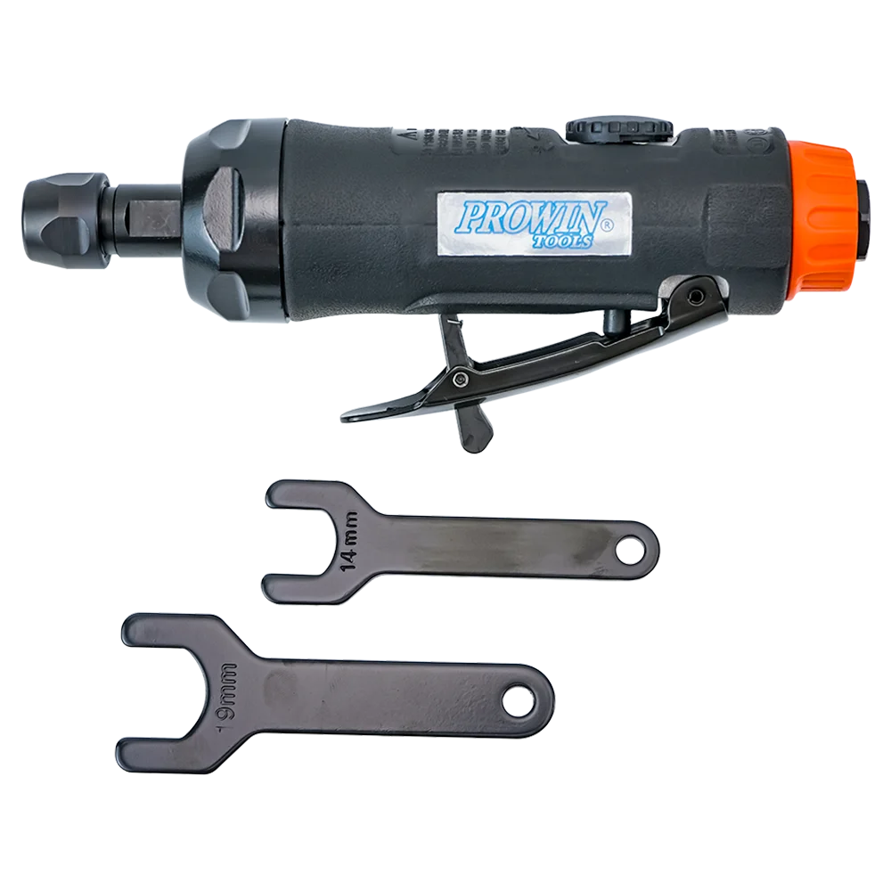 High Speed Lightweight 22000rpm Grinding Machine Pneumatic Mini Straight Air Die Grinder