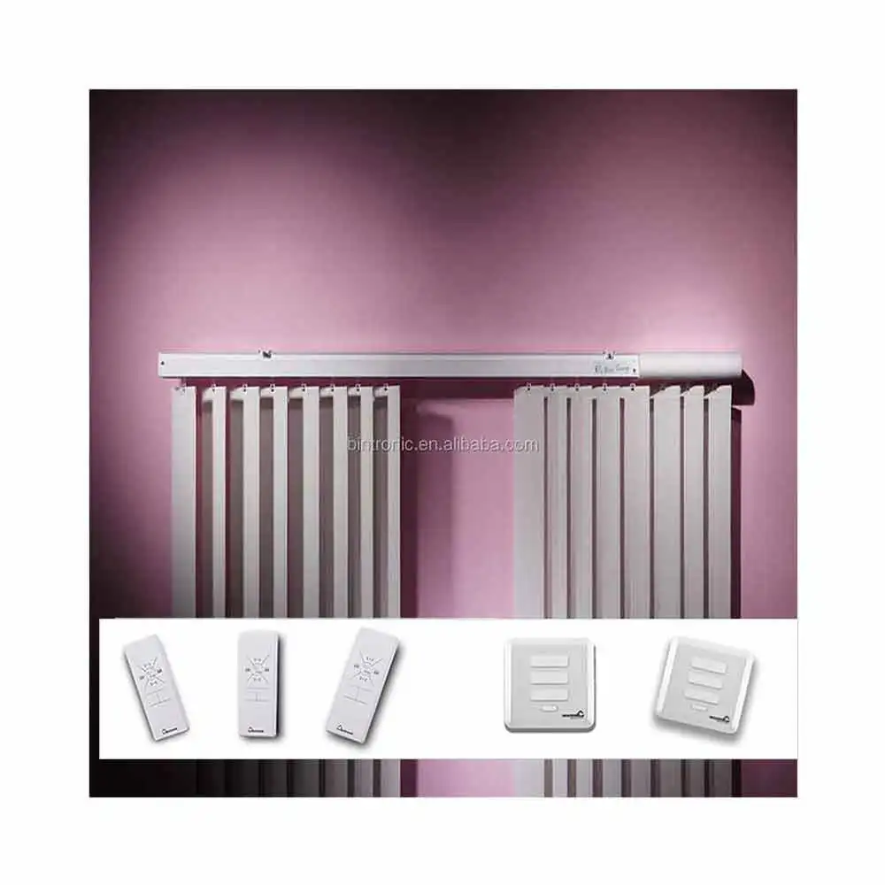 Bintronic Taiwan Window Blind Vertical Blind Automation For Smart Home Motorized Vertical Blinds