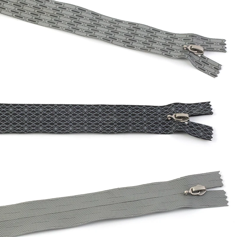 Custom High Quality Waterproof Zipper Eco-friendly Invisible Nylon No 5 Waterproof Zipper Close End Airtight Zipper For Swimwear