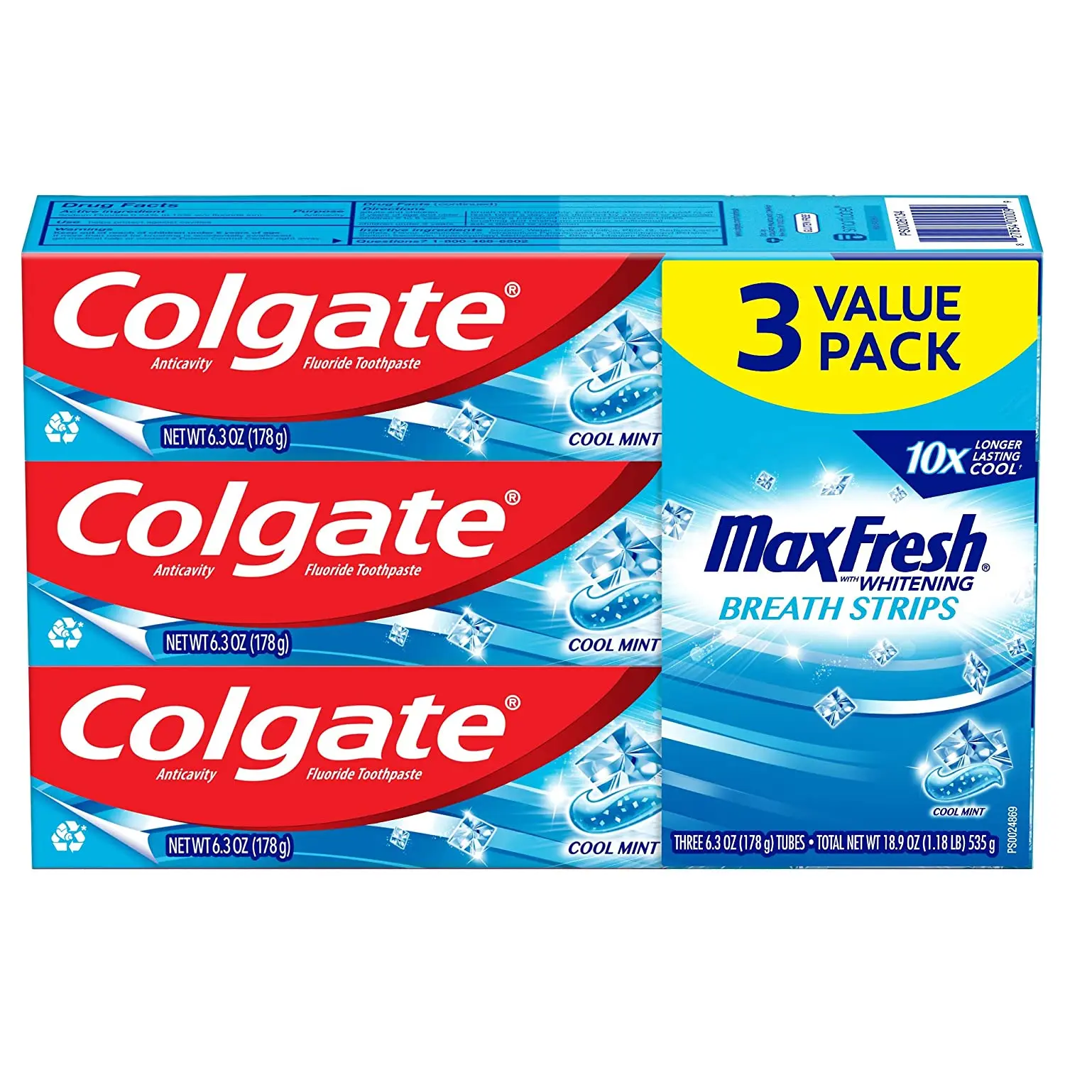 Полная зубная паста Colgate Глубокая очистка-5 1 унций (4 шт. в