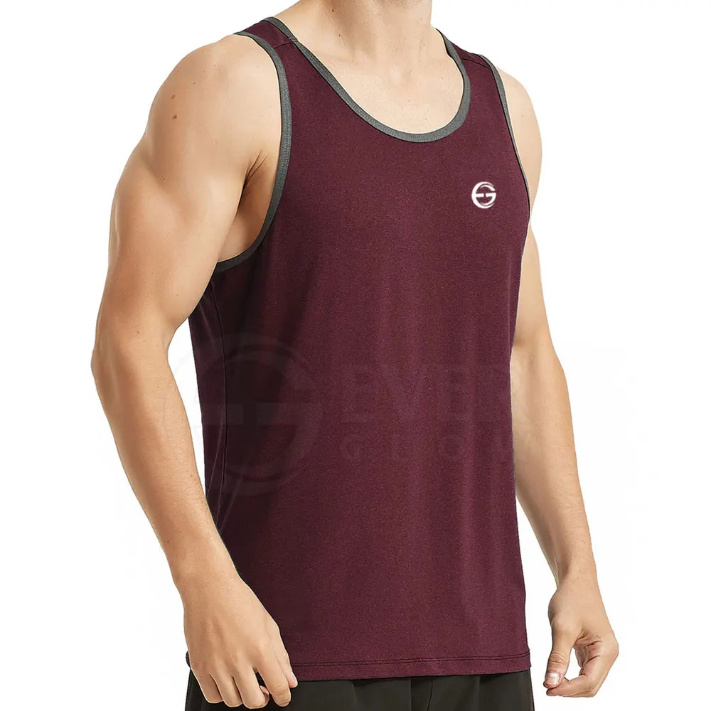 Tank Top Men Plain Sports Sleeveless Vest Gym Tank Top Fitness Men Blank Bodybuilding Stringer Singlets