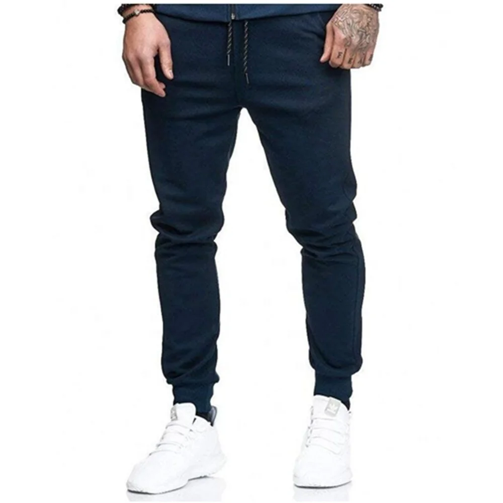 sweat pants men sweat suit bottom high quality Quick dry Breathable dull  joggers pants Hot selling 2024 Cuff and ide pockets ho