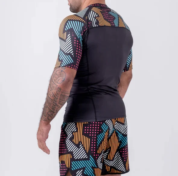 Mma rushguard на заказ Rash Guard дышащий и 4-стороннее растягивающее настраиваемое полностью сублимационные