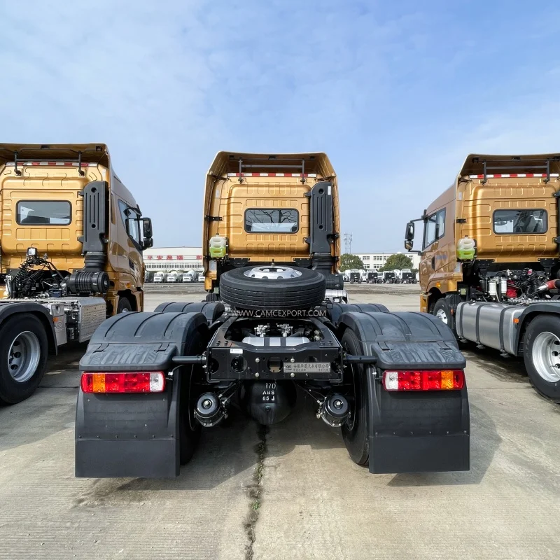 High quality used tractor truck CAMC 6*4 heavy duty tractor  trailer truck for sale at a low price