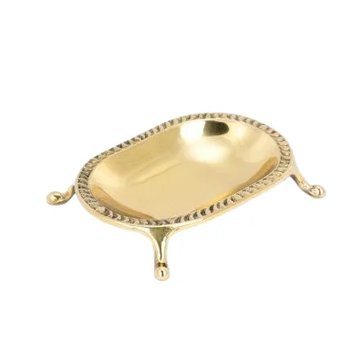 Standing Type Soap Dish Wholesale Factory Supply Bathroom Products Metal Soap Dish for Bathroom