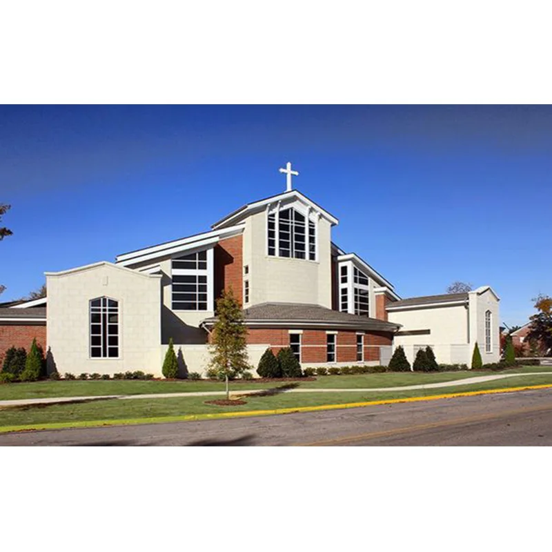 Qingdao SuperM Light Metal Frame Building Prefab Steel Structure Warehouse Metal Church Buildings Shed