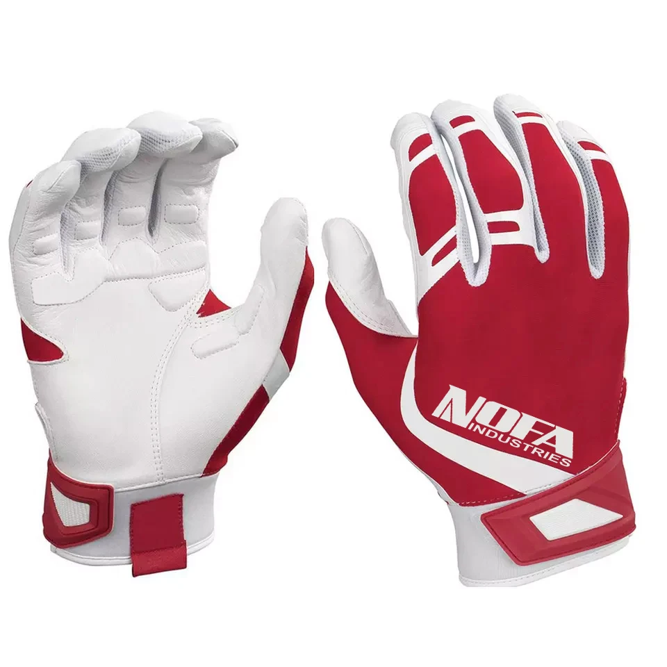 high quality american football gloves Professional baseball batting gloves adult goat leather batting gloves