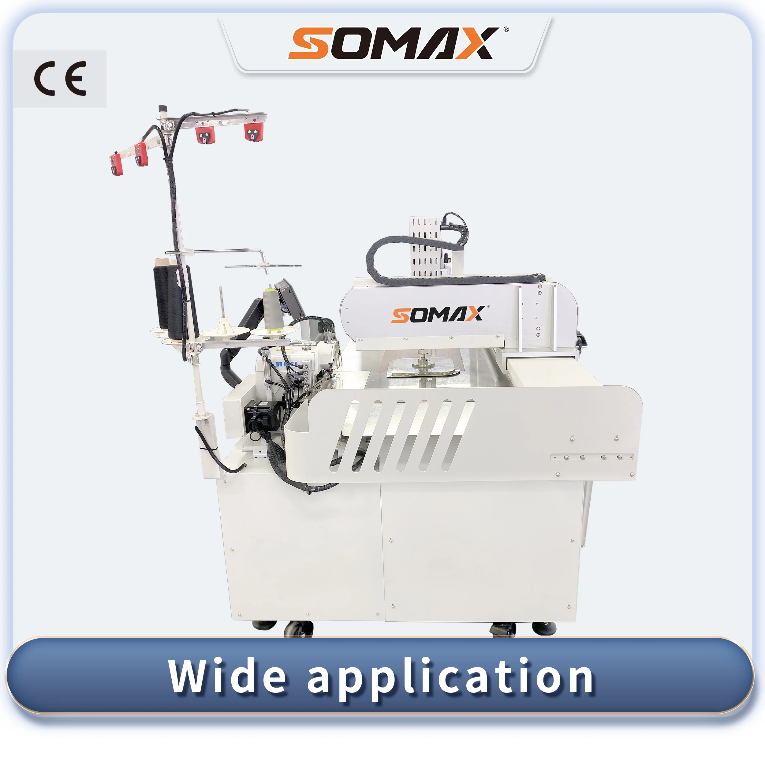 Для автомобильных принадлежностей SOMAX SM-21SM автоматический шаблон оверлок швейная машина стежка Швейные машины оверлокеры