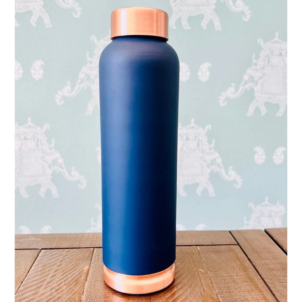 New Design Buy Copper Bottle Made by 'Ifkaa Exports PVT. LTD' with High Quality Pure Copper Water Bottle