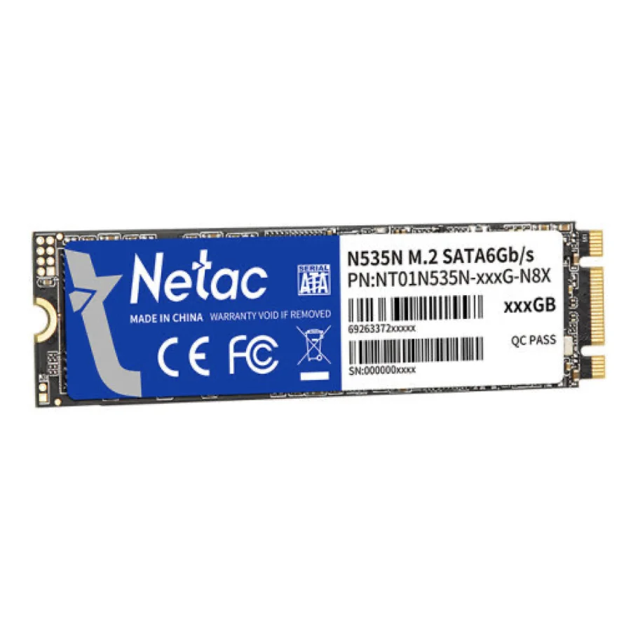 Netac N535N SSD M.2 2280 SATA 6Gb/s 128GB 256GB  512GB 1TB 2TB Reliable quality and stable performance