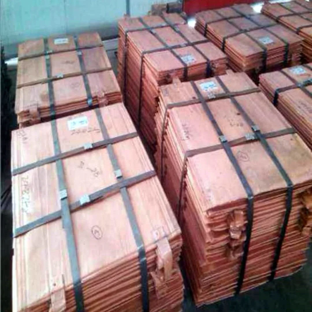 Copper Cathode 99.99% Pure Electrolytic Copper Cathodes